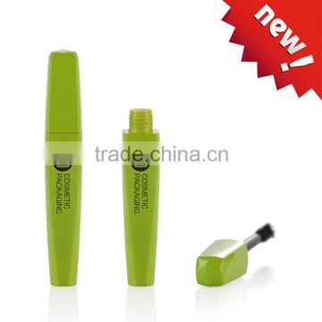 HS new promotion plastic green empty cosmetic mascara bottle with screen print logo