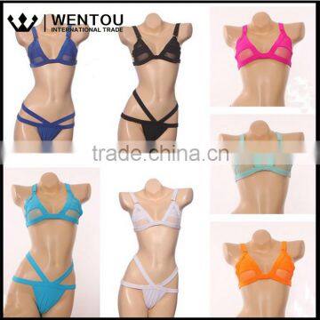 Fashion Women Sexy High Quality Bandage Style Push Up Bikini