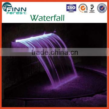 With LED light home swimming pool decoration indoor artificial waterfall fountain                        
                                                Quality Choice