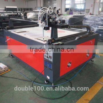 double 100 AB glue automatic dispending machine on flat board