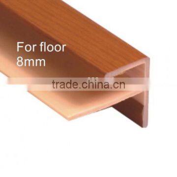 PVC stair nosing trim//laminate stair profile//PVC stair nosing covered with PVC wrapping