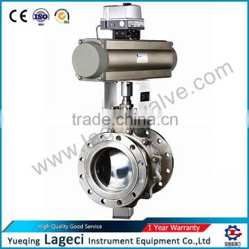 PSJR-TS Series Pneumatic Single Acting O-Type Regulating Ball valve