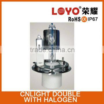 New 2 PCS HID halogen auto car headlight bulb lamp cnlight Double with Halogen light