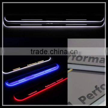 buy direct from china led door scuff for cadillac SRX XTS led door scuff plate