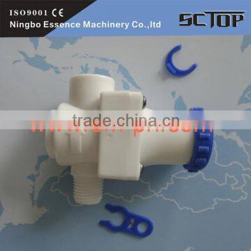 plastic pipe fittings pneutop china factory straight type male pneumatic plastic tube fitting