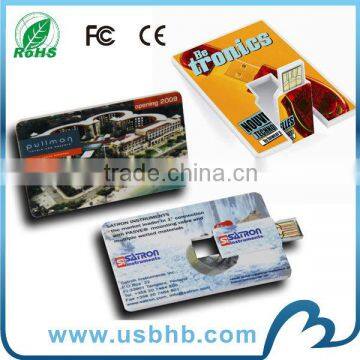 OEM advertising card usb flash drive