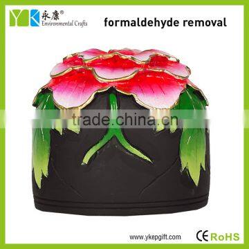 Wholesale Red hibiscuscar flower artificial flower car showroom interior decoration