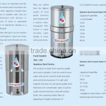 PORTABLE TRAVELLING STAINLESS STEEL WATER FILTER photo-3