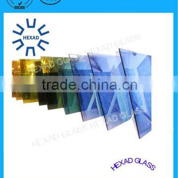 High Quality 3mm-12mm Ocean Blue Reflective Glass for Decorative with ISO Certificate
