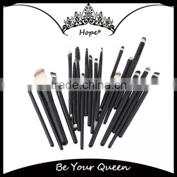 Black 20pcs High Quality Professional Makeup brush Set