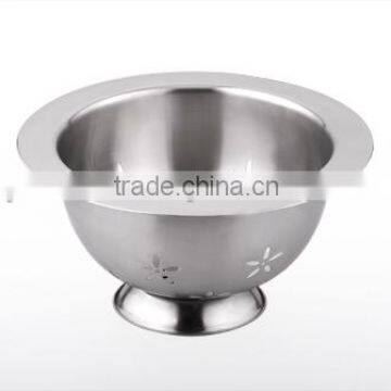 Stainless Steel Flower wide colander