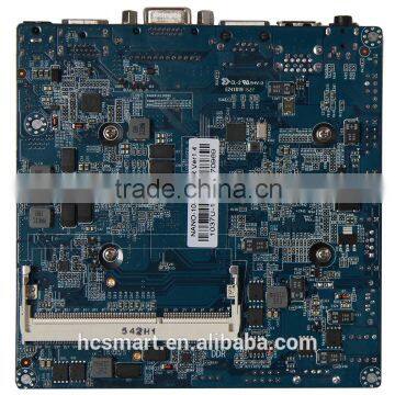 Nano ITX celeron1037u embedded X86 linux motherboard with DC power