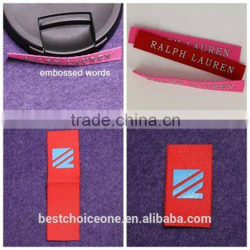 High quality clothing label maker custom printed labels from china