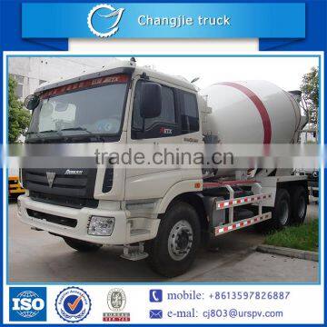 Factory sale new design top quality customized 6x4 Foton 9cbm concrete mixer truck