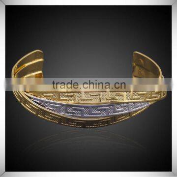 Europe Style Hip Hop Cuff Bangle Charm Copper Coin Design Jewelry Factory