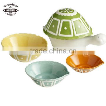 ceramic novelty Turtle Measuring Cups