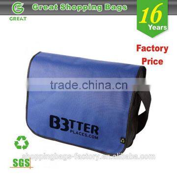 High Quality PP Non Woven Long Shoulder Bag, Fashion Shoulder Bag