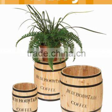 LEAFFY-Chinese Fir Wood Flower Pot CB04-030