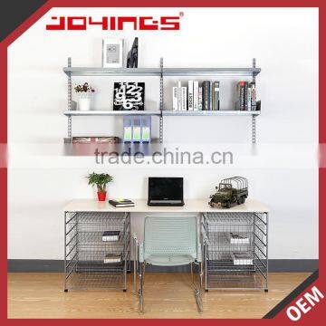 New Design Eco-Friendly Feature DIY Adjustable Wall Metal Book Shelf