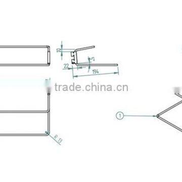 2016 New Creative Waterproof Metal Shoe Rack Designs photo-2