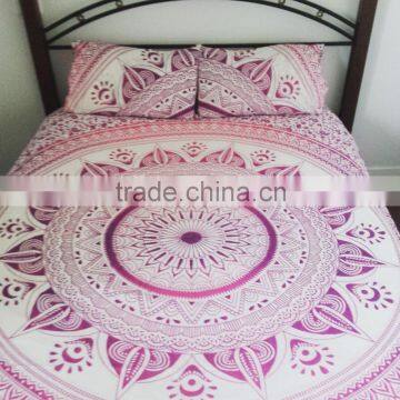 Pink Queen Size Duvet cover Doona cover Bedding Quilt cover Pillows Set Bedding Duvet cover sets mandala duvet cover with pillow