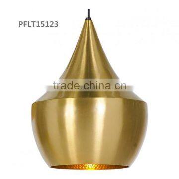 stainless steel mordern copper plated pandant lamp