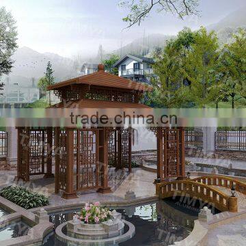 outdoor aluminum frame doubl layercheap gazebo