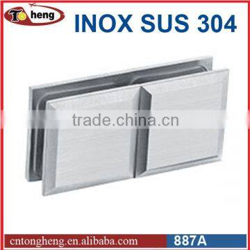 Stainless Steel SUS 304 Glass to Glass 180 Degree Glass Clamp