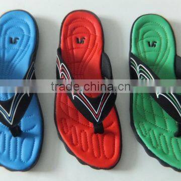 custom accept new model leather boy's aerosoft slipper