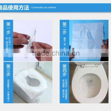 The health 1/2 wood pulp toliet Seat Cover paper for Washing Room