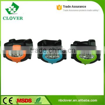 ABS material most powerful 50LM 3 waterproof led headlamp manufacturers