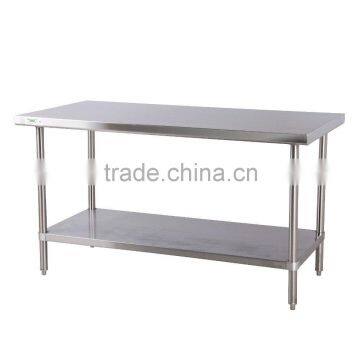 NSF approval detechable prep stainless steel work table for commercial kitchen or restaurant