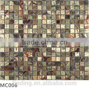 Best Quality Decoration Panel Aluminium Mosaic Tile MC001 photo-4