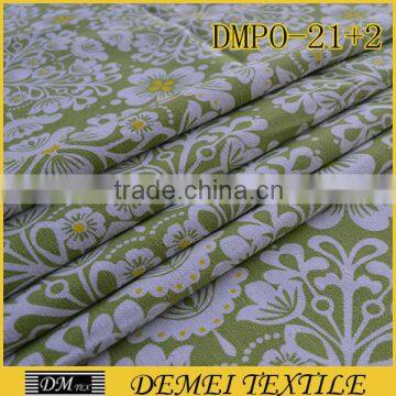 Printed striped canvas decor fabrics