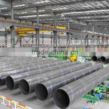 spiral seam submeged-arc-welded mild steel pipe