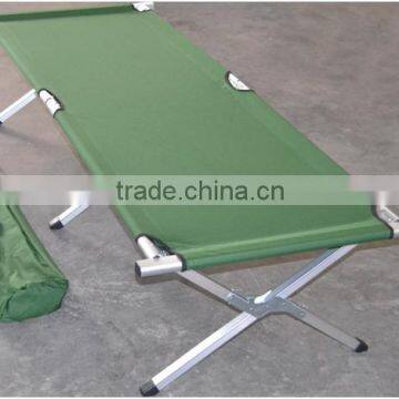 Folding aluminum stretcher military fold up camping bed army cot