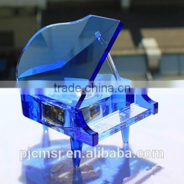 Beautiful crystal musical instrument /piano model for gift and decoration favors