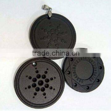 Multifunctional Lava Energy Xaga Charms,Customized Lasered Logo Obsidian