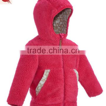 2016 fashion high quality kids fleece jackets, children hoody fleece manufacturer