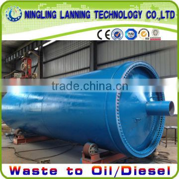 continuous waste used tyre pyrolysis machine FOR SALE