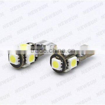 Canbus T10 5smd 5050 LED Car Light Canbus W5W 194 5050 SMD Error Free Light Bulbs photo-5