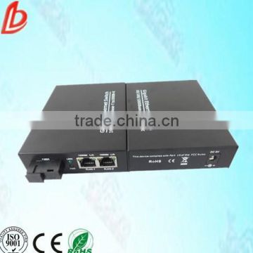 Alibaba Gigabit Ethernet 10/100/1000M fiber optic media converter,singlemode rj 45 gigabit ethernet switch