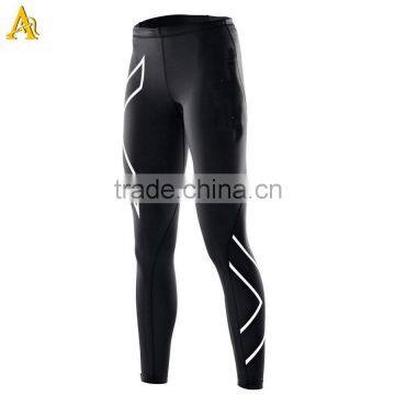 Custom spandex ladies compression tights long fitness leggings