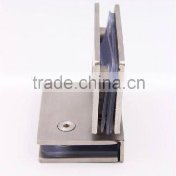 90 degree double side glass clamp,glass shower hinges