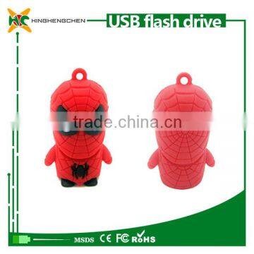 New model super spiderman usb flash drive on sale custom usb flash drive