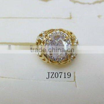 24k diamond fancy gold cz ring designs