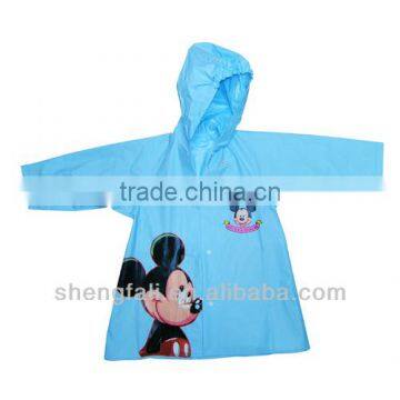 Competitive price blue rain coat