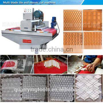 multi blade mosaic and tile cutting machine