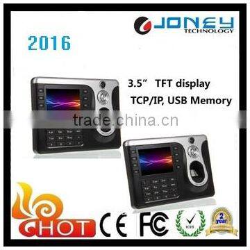 3.5 inch Fingerprint time attendance and access control with real time fingerprint picture display