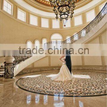 Hot sale Milan Travertine Marble Tiles with porcelain base Wall marble Slab